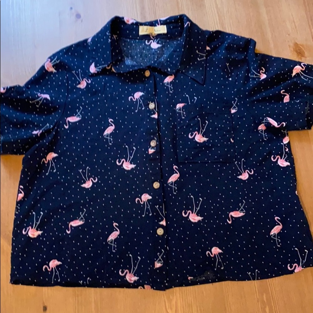 Flamingo button up